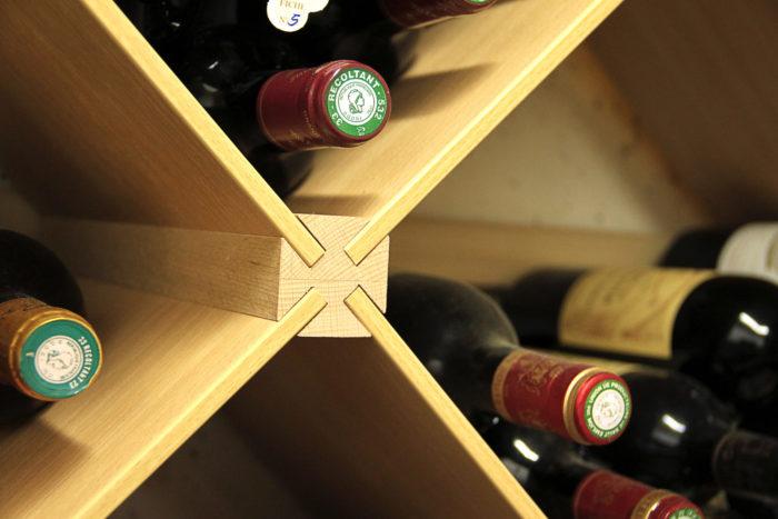 Photo d'une composition kubavin pour le rangement de votre cave à vin